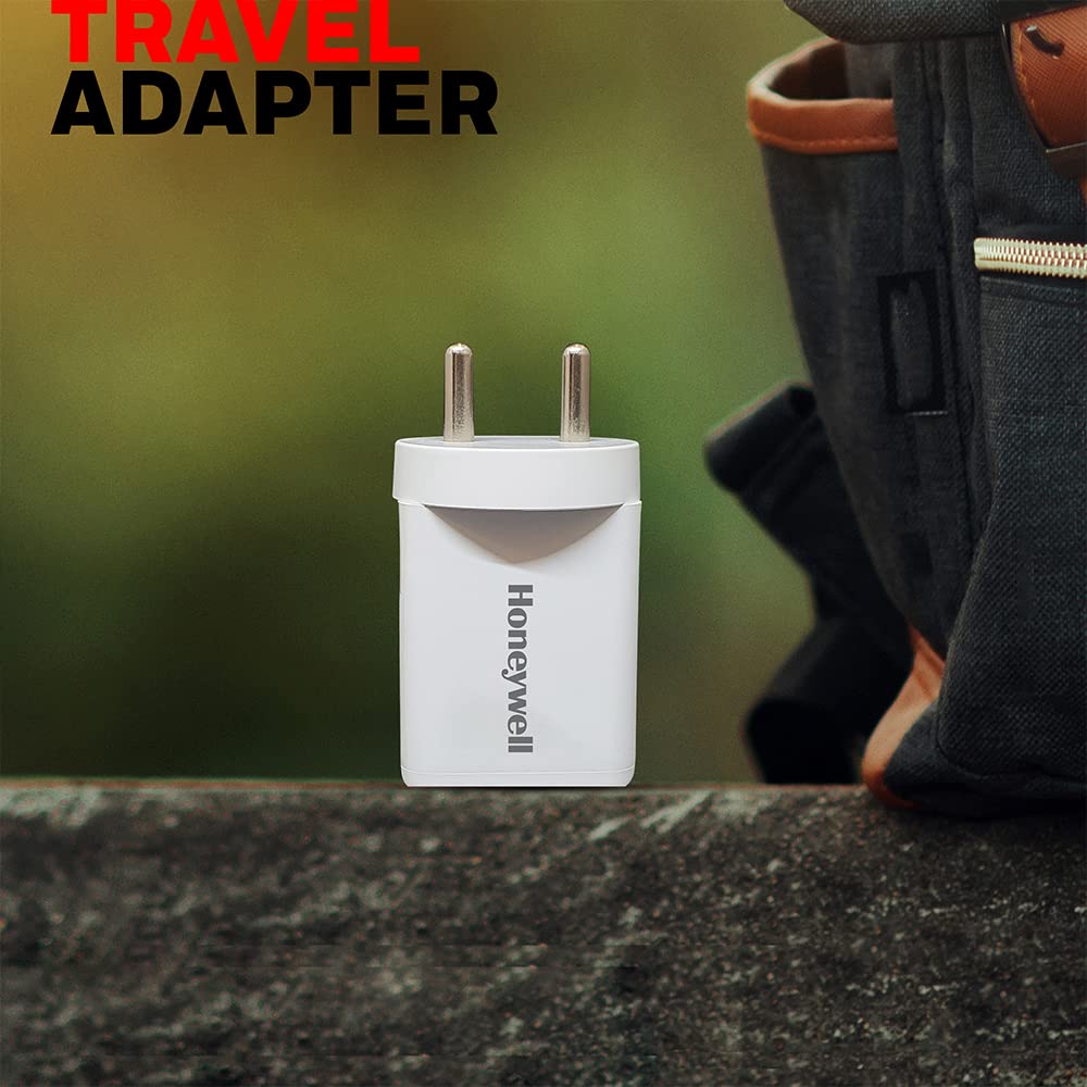 Honeywell Zest PD30W Charger with Type C PD 3.0, Ultra-Fast Charging Compatible with All Smartphones, Tablets, Power Banks, Smartwatch- White