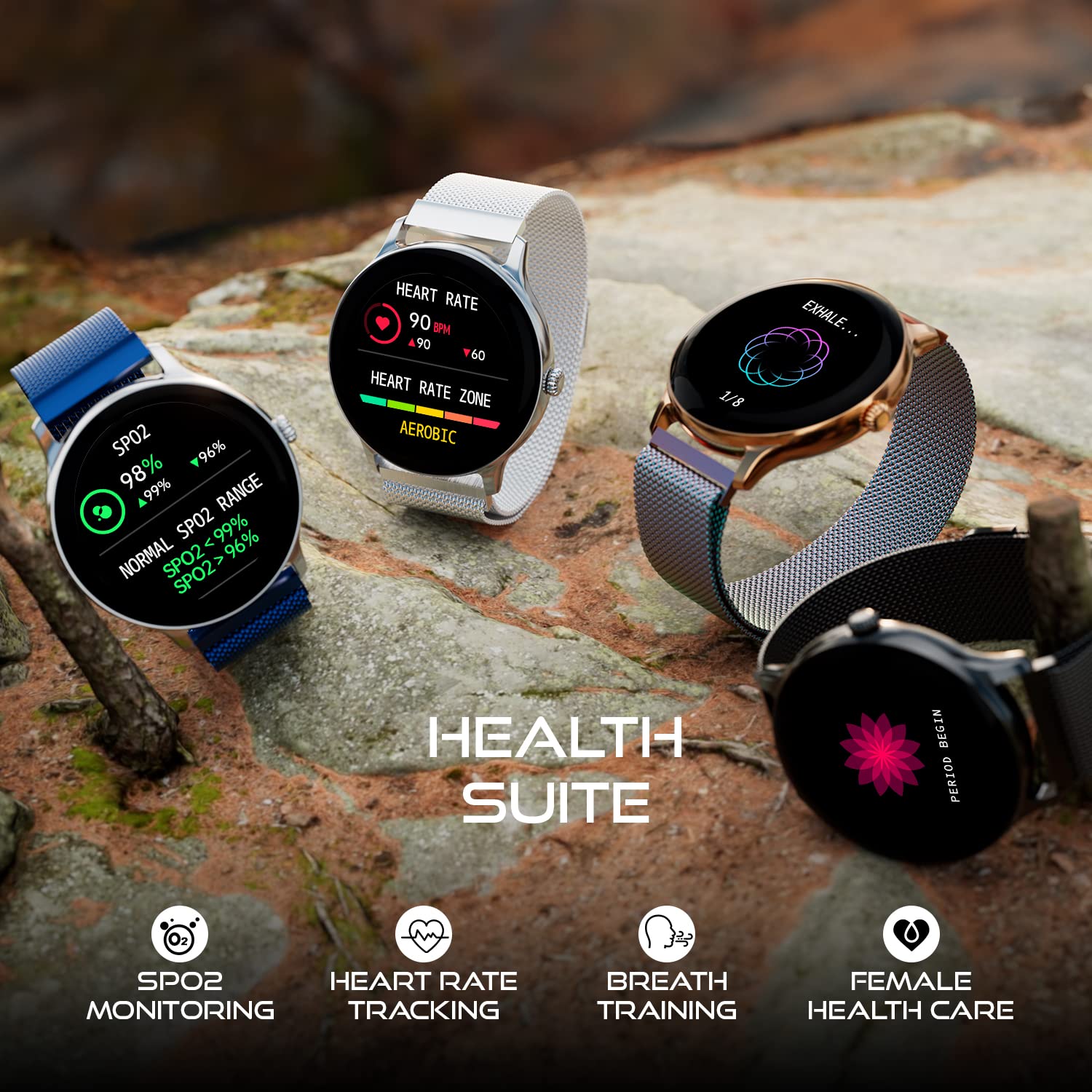 Fire Boltt Phoenix Ultra Smart Watch(BSW138) with 1.39"Inch Display, Bluetooth Calling, Metal Body with 120+ Sports Modes, SpO2- Gold