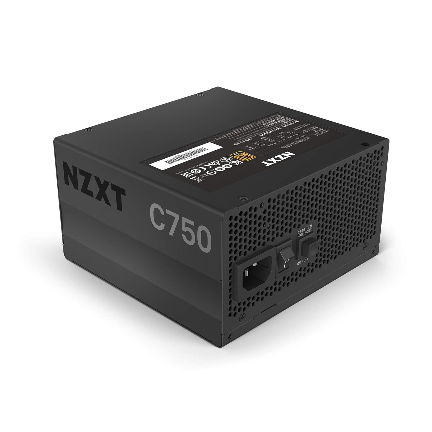 NZXT C750 ATX 750W 80 Plus Gold Full Modular Power Supply/PSU for Gaming PC- PA-7G1BB-IN