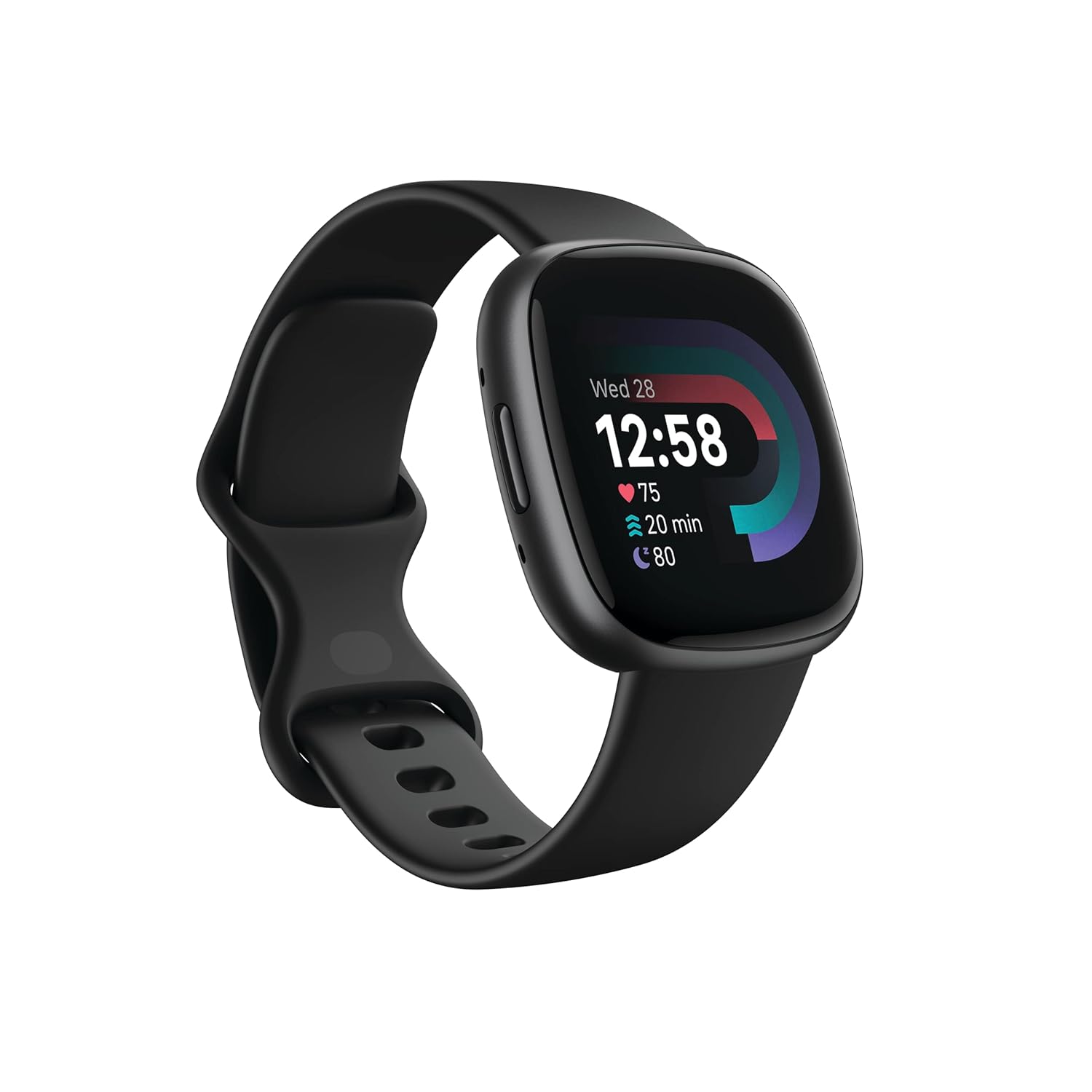 Fitbit Versa 4 Fitness Smartwatch with 6mm Display Size, Built-in GPS,Bluetooth, Touchscreen (Graphite Black)