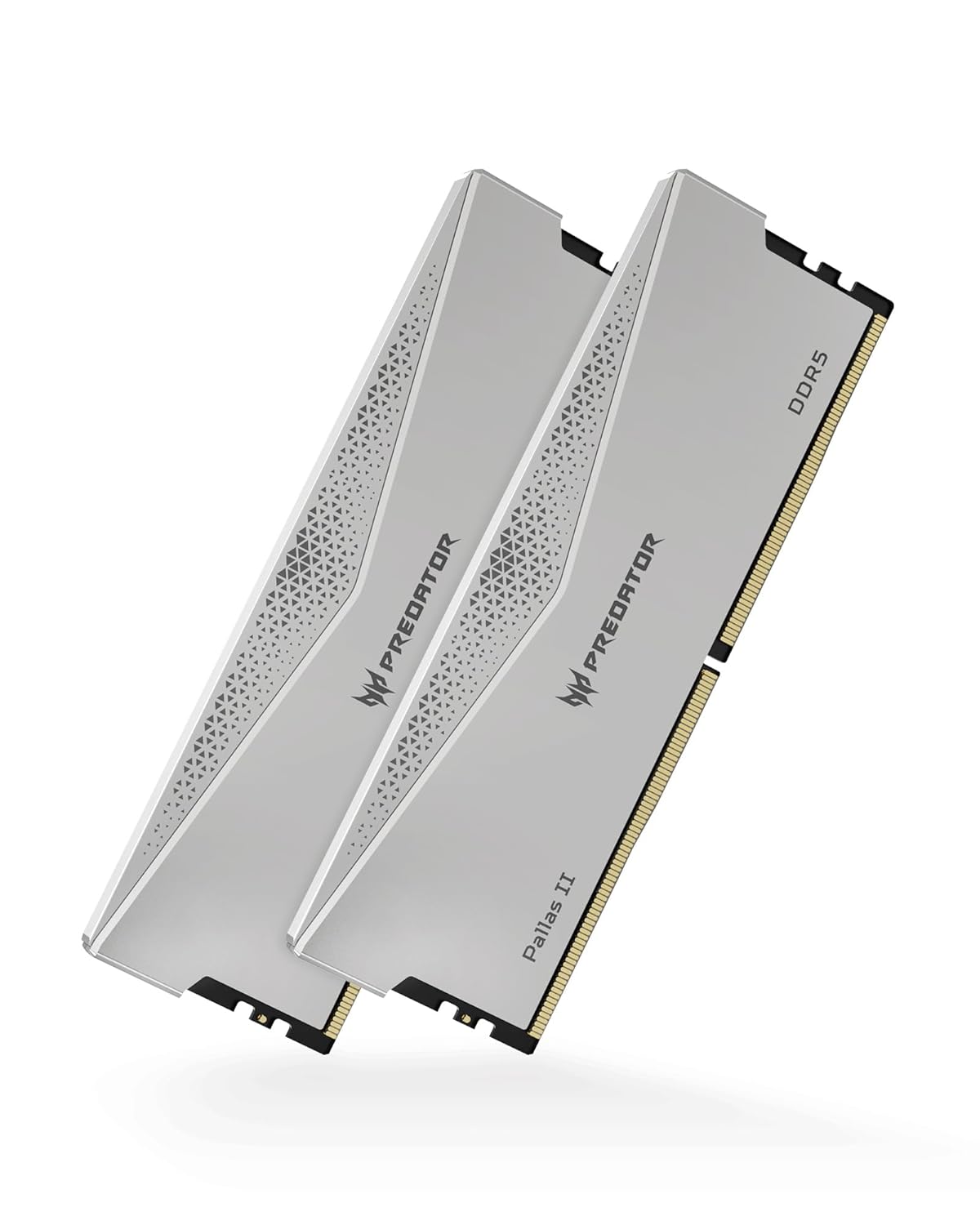 Acer Predator Pallas II DDR5-6000MHz 64GB (2x32GB) CL30 Desktop PC Memory DDR5 Series -Silver, BL.9BWWR.352