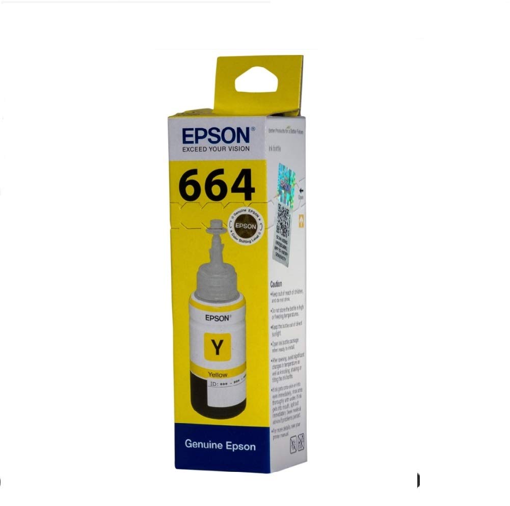 Epson 664 Yellow Ink Bottle - 70 ml 