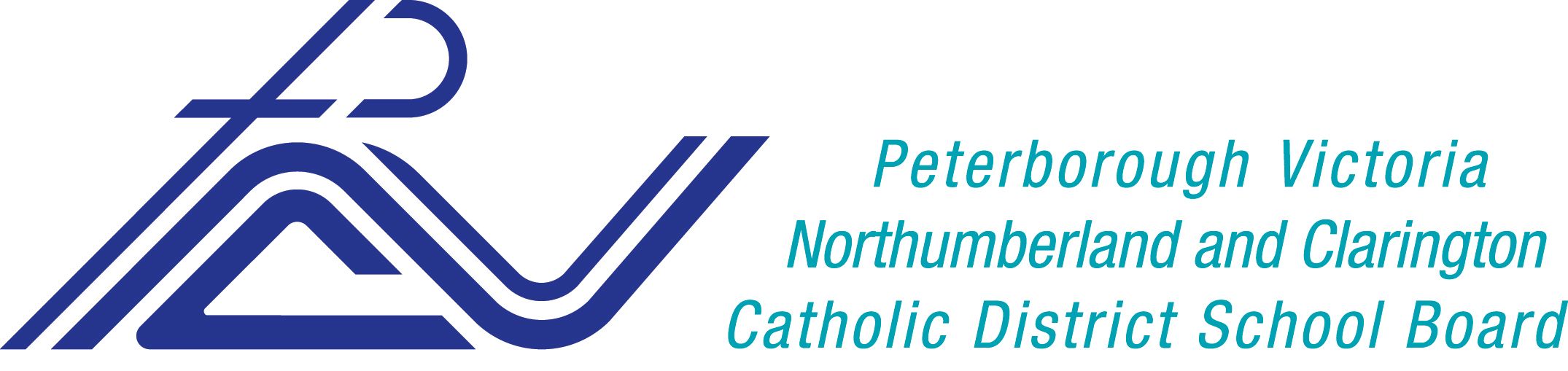 Peterborough Victoria Northumberland and Clarington Catholic District School Board logo