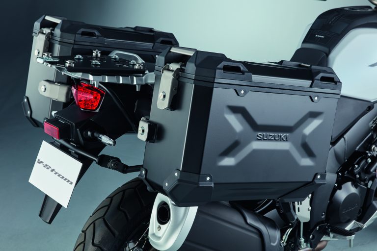 Be adventurous this year with free luggage on Suzuki’s V-Strom range