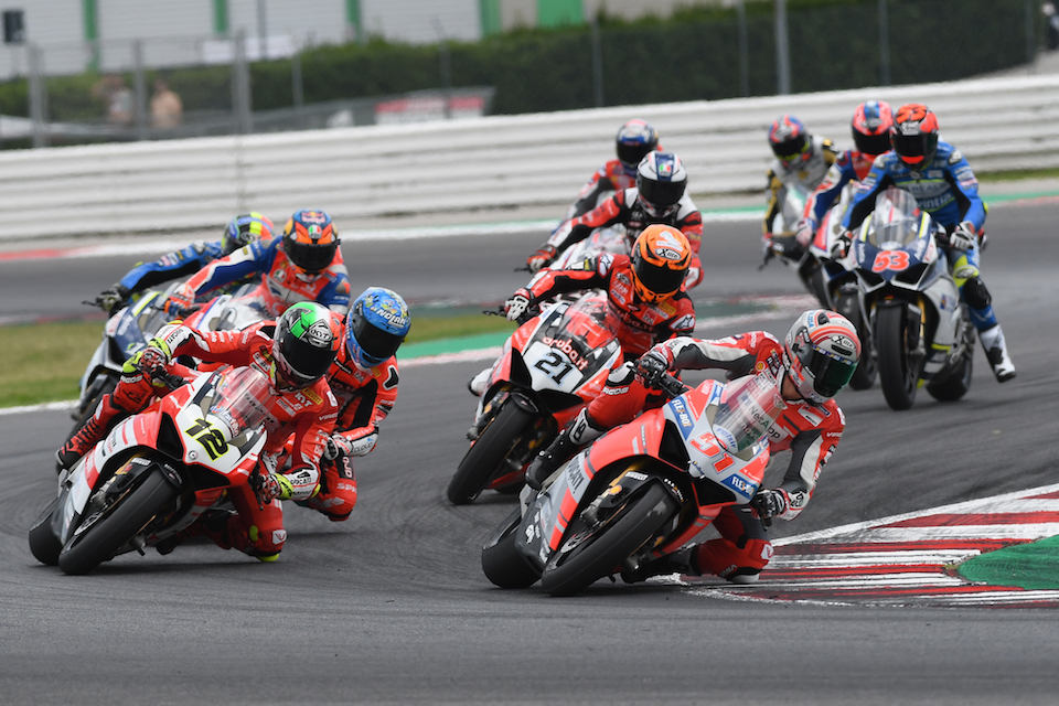 Ducati riders thrill World Ducati Week 2018 with the “Race of Champions”