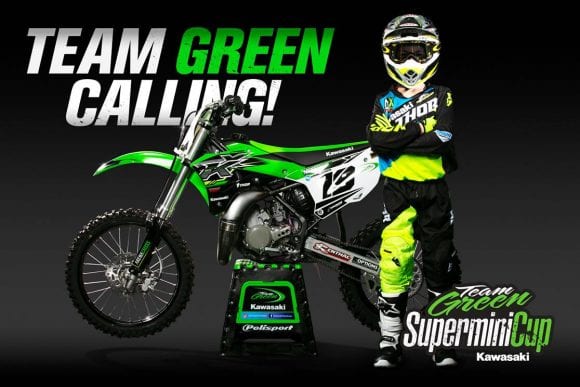 Kawasaki and Arenacross announce single-make Big Wheel KX85 series in 2019