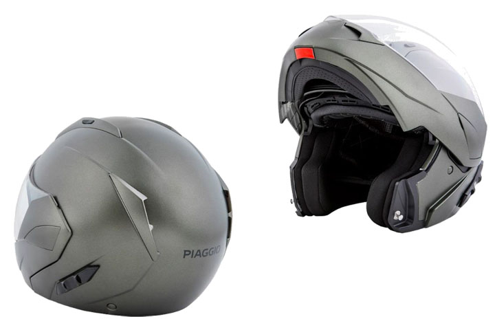 New Piaggio Helmet Is Flipping Good