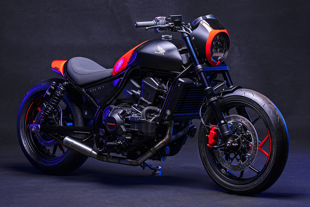 Radical customs showcase the Dual Personality of the Honda CMX1100 Rebel