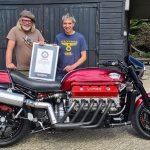 British duo set new record 2-up on a motorcycle