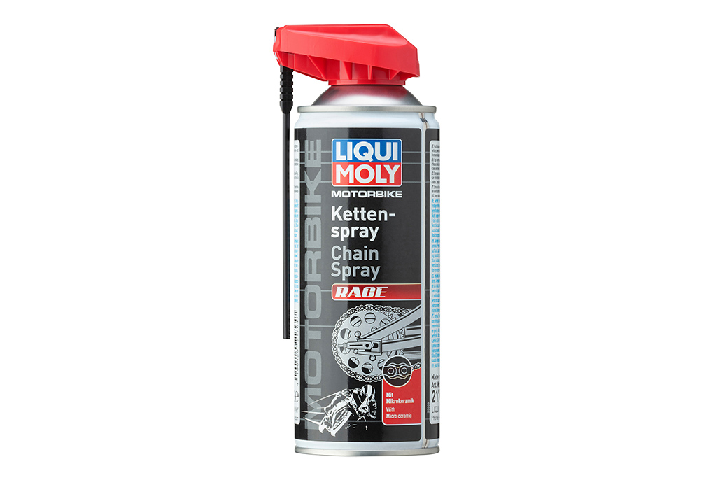 LIQUI MOLY with new Motorbike Chain Spray Race