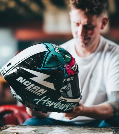 Nolan X-804 at the 2025 Isle of Man TT