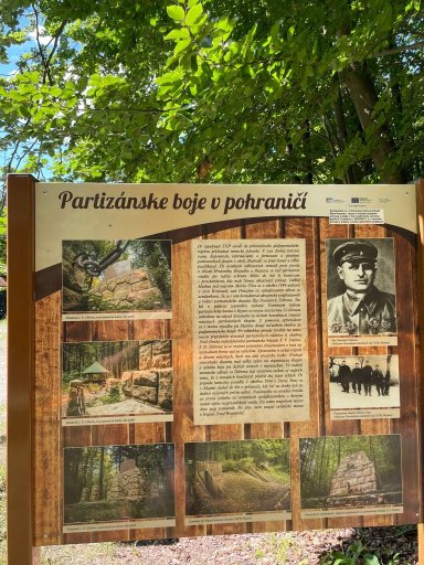Poriadie Železniční stanice - Partyzánské bunkry Zemľanky
