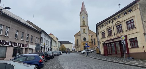 Mšeno - Kostel sv. Jiří v Hradsku