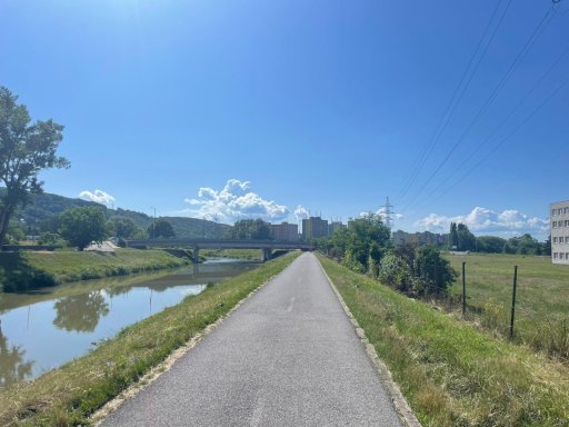 Podél řeky Hornád v Košicích
