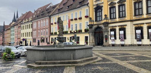 Cyklostezka v centru Chebu