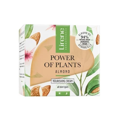 Lirene Power of Plants Mandle vyživující pleťový krém 50 ml