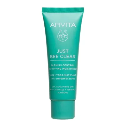APIVITA Just Bee Clear hydratační krém na pleť se sklonem k akné 40 ml