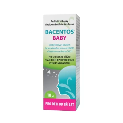 BACENTOS Baby Orální probiotické kapky 3+ 10 ml