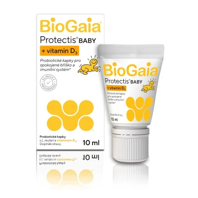 Biogaia Protectis Baby + vitamin D3 Probiotické kapky 10 ml