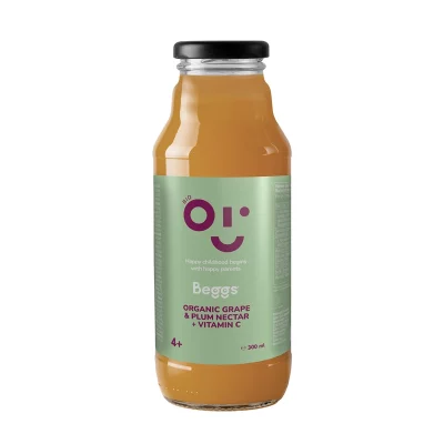 Beggs BIO Nektar hroznové víno & švestka 4m+ 300 ml