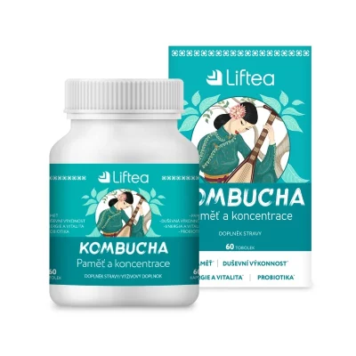 Liftea Kombucha Paměť a koncentrace 60 tobolek
