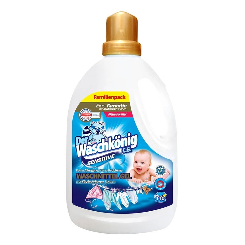 Der Waschkönig Sensitive Prací gel 3,305 l 110 dávek