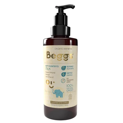 Beggs Čistící mléko na zadeček 200 ml