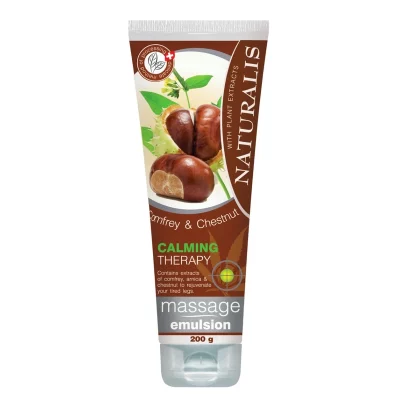 Naturalis Masážní emulze Calming Therapy Comfrey&Chestnut 200 ml