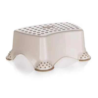 Keeeper 4kids Stolička - schůdek 40 x 28 x 14 cm krémová