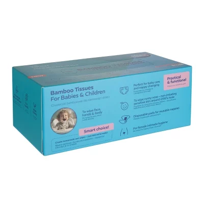 Canpol babies Bambusové ubrousky 2v1 100 ks