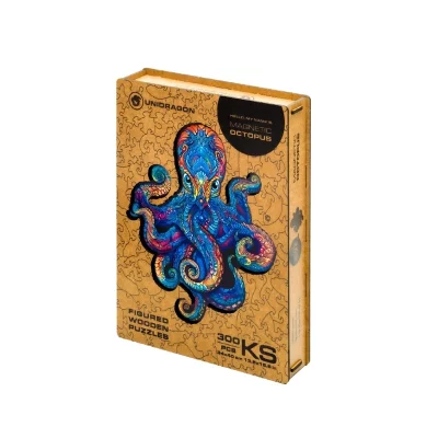 Unidragon Dřevěné puzzle Magnetic Octopus 300 ks