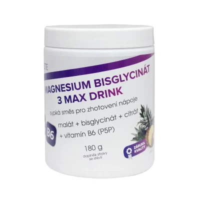 Vieste Magnesium bisglycinát 3 Max Drink příchuť ananas 180 g