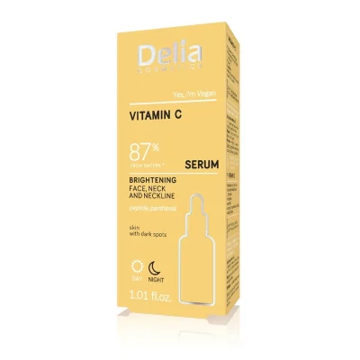 Delia Vitamin C Rozjasňující sérum na obličej, krk a dekolt 30 ml