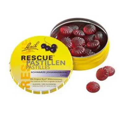 Dr.Bach Krizové pastilky příchuť černý rybíz 50 g