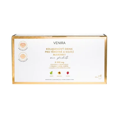 Venira Premium kolagenový drink pro těhotné a kojící maminky mix příchutí 30 sáčků