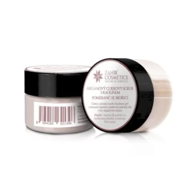 ZAHIR COSMETICS Arganový cukrový Scrub Pomeranč se skořicí 25 ml
