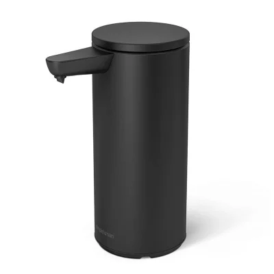 Simplehuman Bezdotykový dávkovač mýdla dobíjecí matná černá ocel