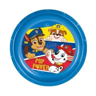 Vetro-Plus Mělký plastový talíř Patrola 22 cm