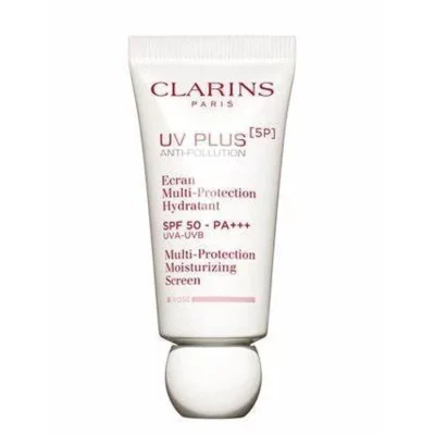 Clarins UV+ Anti-Pollution Rose SPF50 lehký krém-gel 30 ml