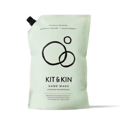 Kit & Kin Mýdlo na ruce Lime & Aloe Vera náplň 1 l