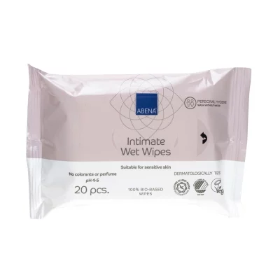 Abena Skincare vlhčené ubrousky na intimní hygienu 20 ks
