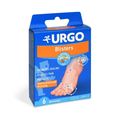 Urgo Blisters Na puchýře hydrokoloidní náplast 6 ks