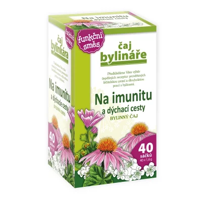 Čaj bylináře Na imunitu a dýchací cesty nálevové sáčky 40x1,6 g