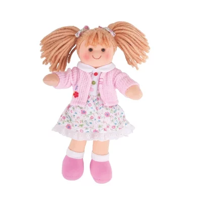 Bigjigs Toys Látková panenka Poppy 28 cm 1 ks