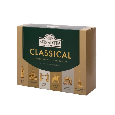 Ahmad Tea Classical Tea Collection porcovaný čaj 6x10 sáčků