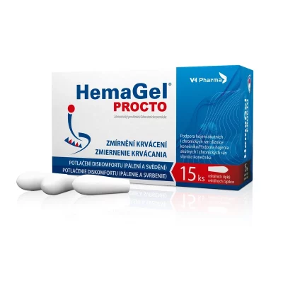 Hemagel PROCTO rektální čípky 15 ks