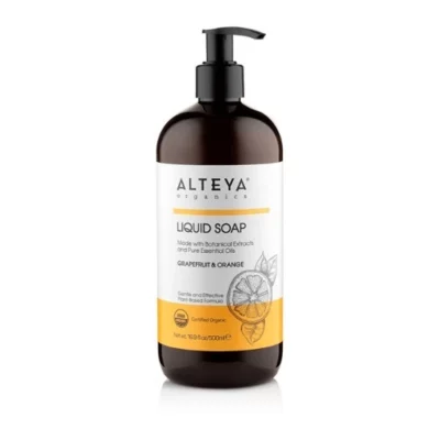 Alteya Organics BIO Tekuté mýdlo Grapefruit & Pomeranč 500 ml