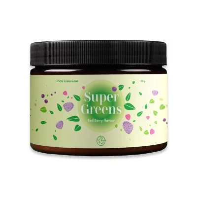 Jíme zdravě Super Greens Komplex s příchutí lesní směs 150 g