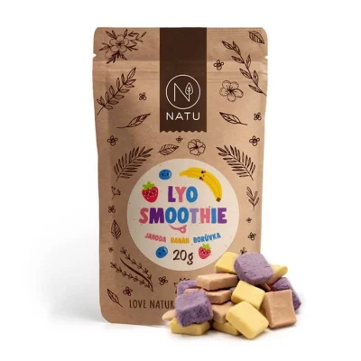 NATU Lyo Smoothie mix jahoda banán borůvka 20 g
