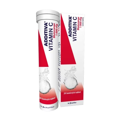 Additiva Vitamin C Blutorange 20 šumivých tablet